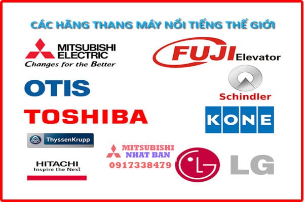 các hãng thang máy nổi tiếng
