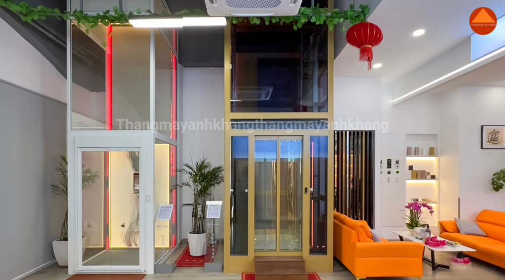 Công trình thang máy gia đình tại biệt thự cao cấp