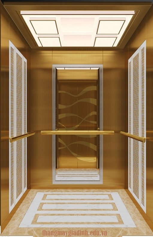 Cabin thang máy trang trí đẹp
