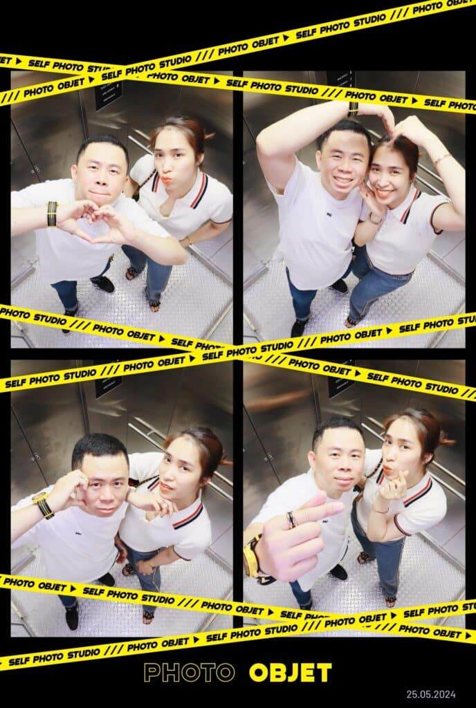 Check in trong cabin thang máy